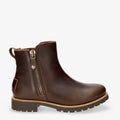 Fiore Trav botas de piel con forro interior de pelo. marron