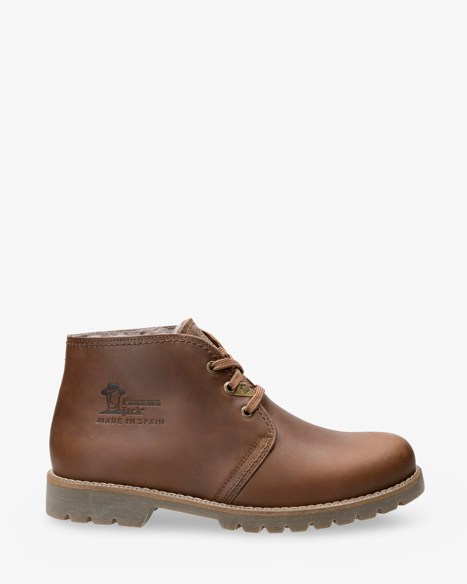 Panama Jack Bota Igloo C5 - Scarpe Da Barca In Pelle Uomo, Colore Marrone