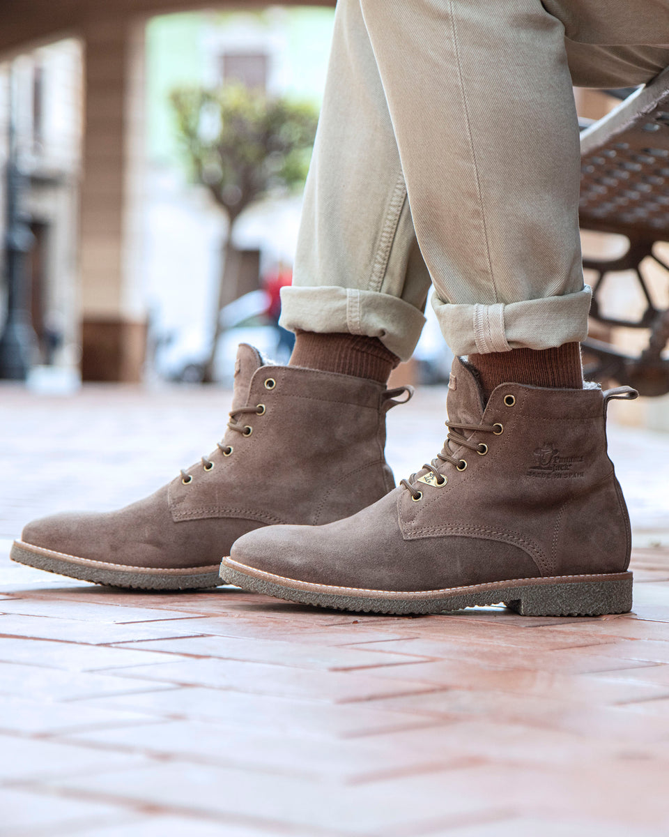 Panama Jack Stiefel Herren Winterschuhe GefÃ¼ttert Lammfell Panama