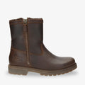 Faruk botas de piel con forro interior de pelo. vison