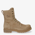 Frisia botas de piel con forro interior de pelo. taupe