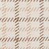 Noor Plaid sandalias de piel con forro interior de piel. crudo