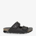 Sael sandalias de piel con forro interior de piel. negro