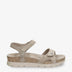 Sulia sandalias de piel con forro interior de piel. taupe