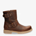 Felina botas de piel con forro interior de pelo. cuero