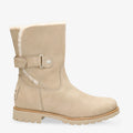 Felia Trav botas de piel con forro interior de pelo. crudo