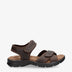 Sanders Basics sandalias de piel con forro interior de lycra. marron