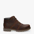 Fargo botines de piel con forro interior de piel. humo