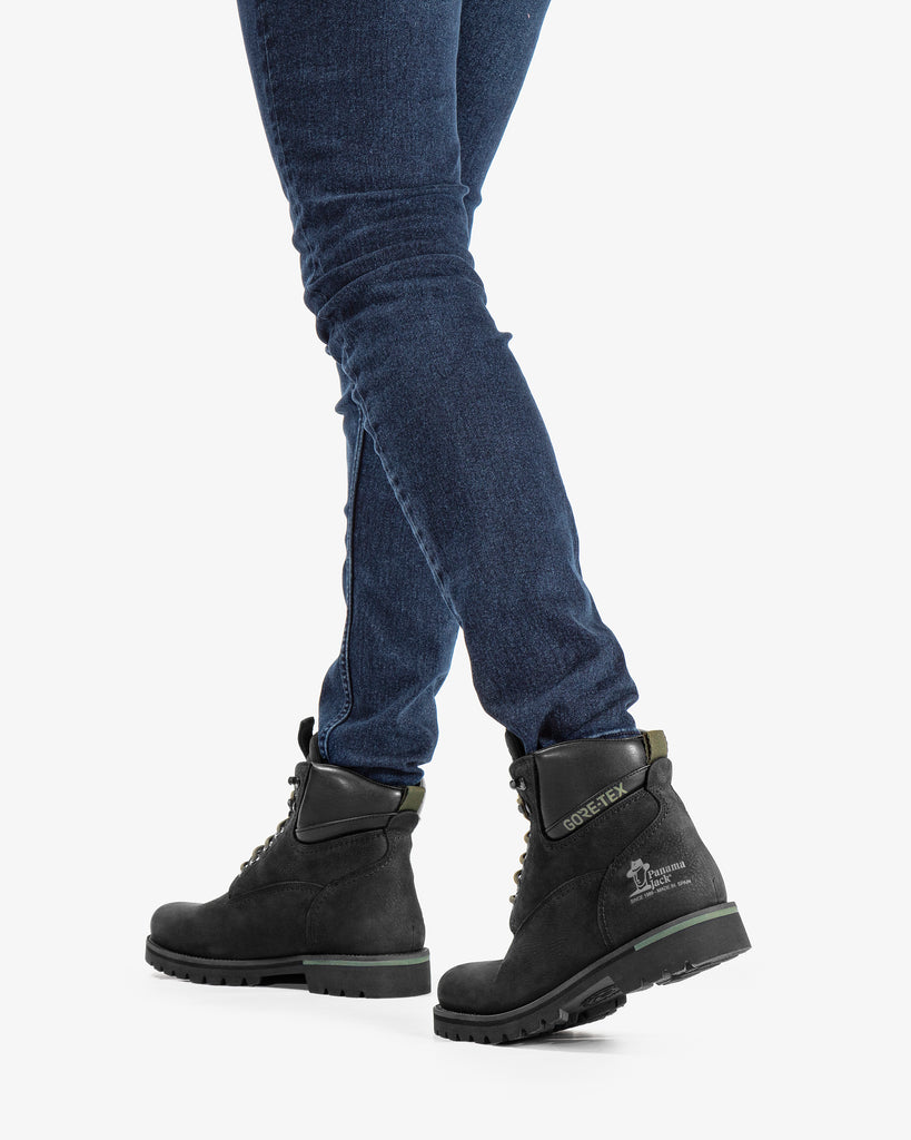 Amur Gtx Urban botas de piel con forro interior de gore-tex® negro