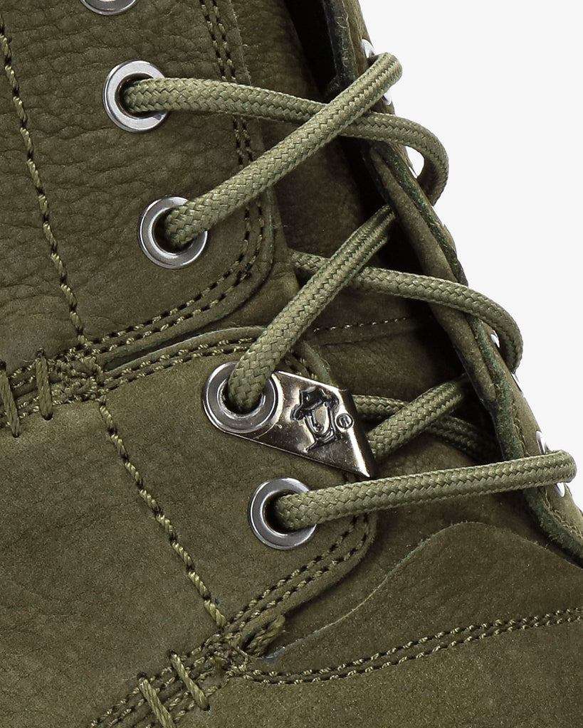 Fargo botines de piel con forro interior de piel. verde