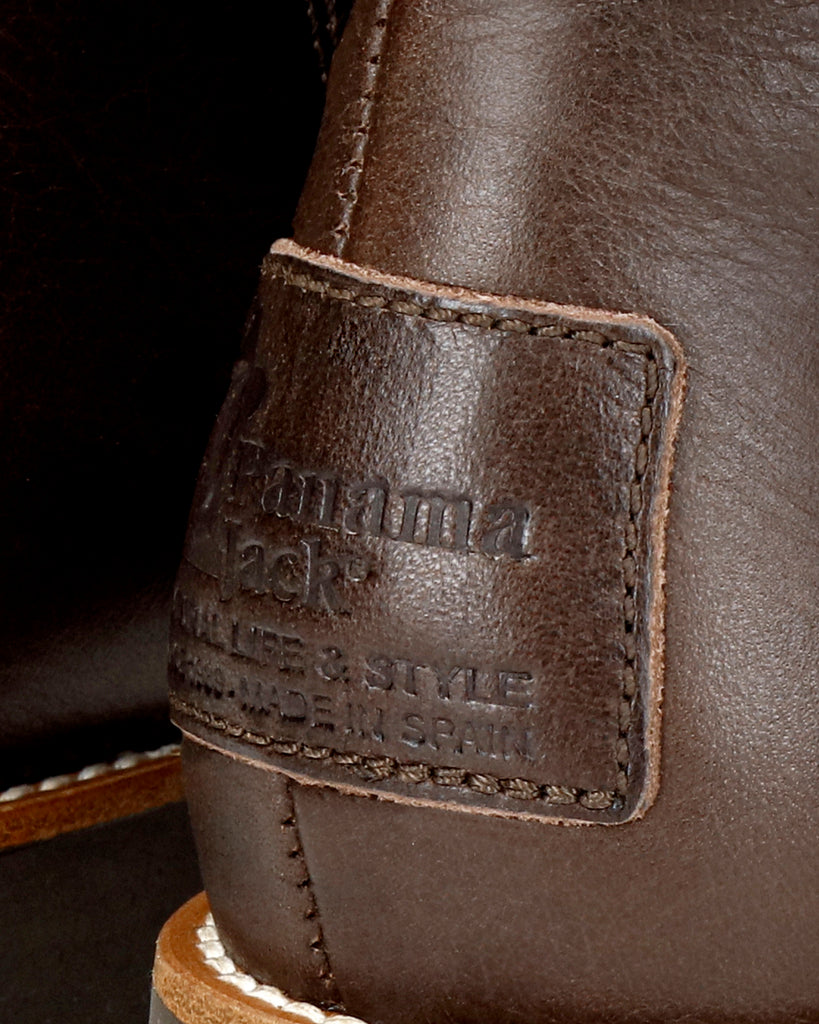 Fiore Trav botas de piel con forro interior de pelo. marron