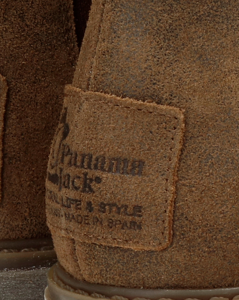 Francesca botas de piel con forro interior de piel. marron