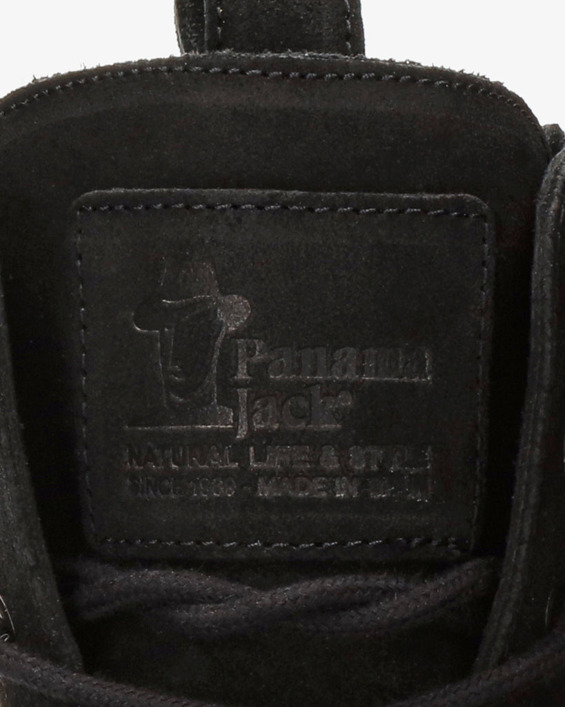 Frisia botas de piel con forro interior de piel. negro