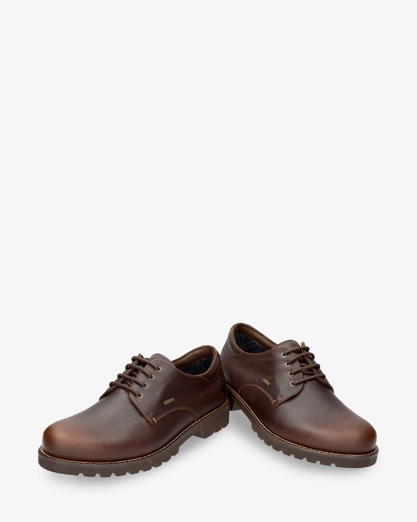 Jackson Gtx zapatos de piel con forro interior de gore-tex® castaño