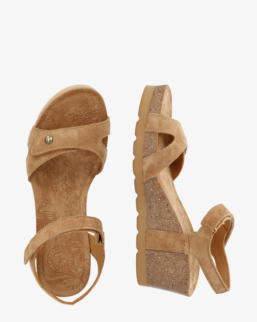 Julia sandalias de piel con forro interior de piel. cuero