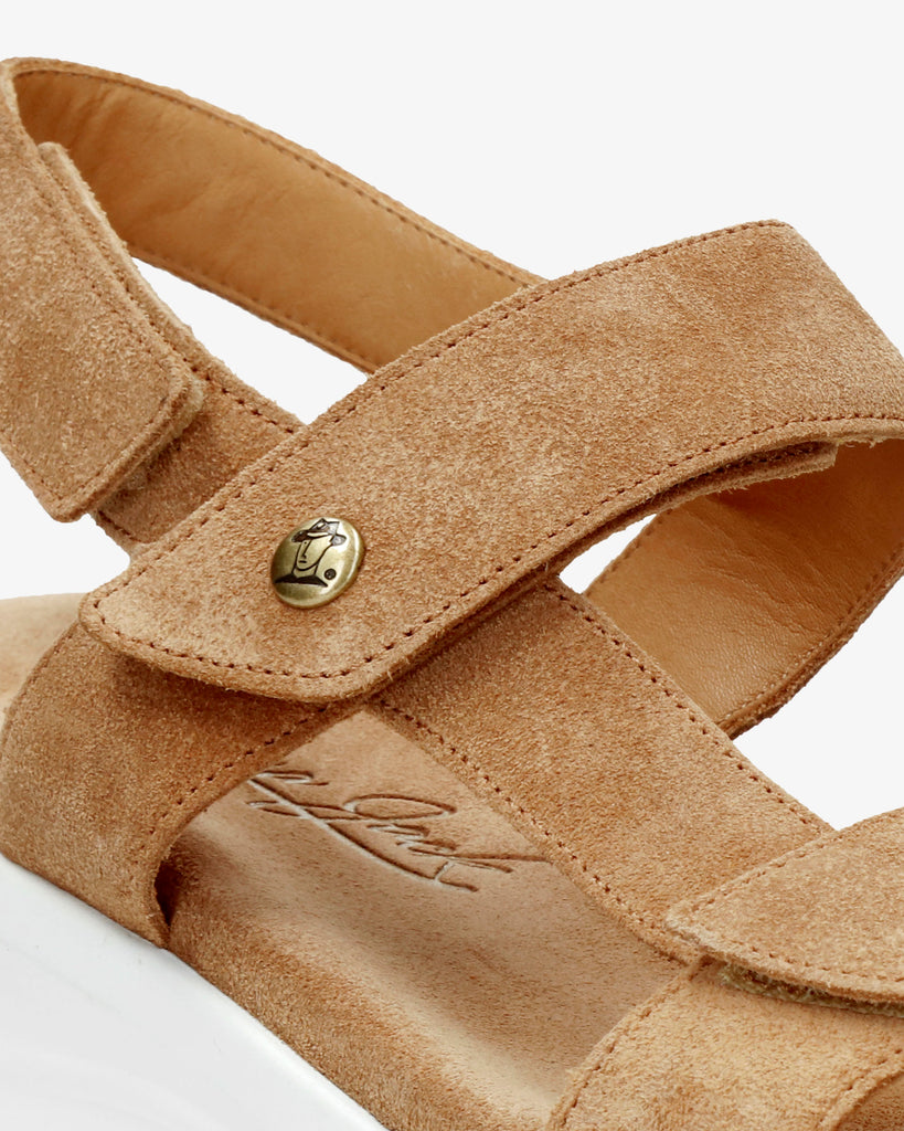 Noor sandalias de piel con forro interior de piel. cuero