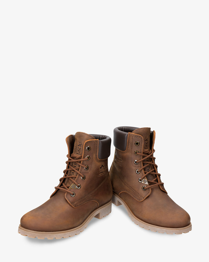 Panama 03 botas de piel con forro interior de piel. cuero