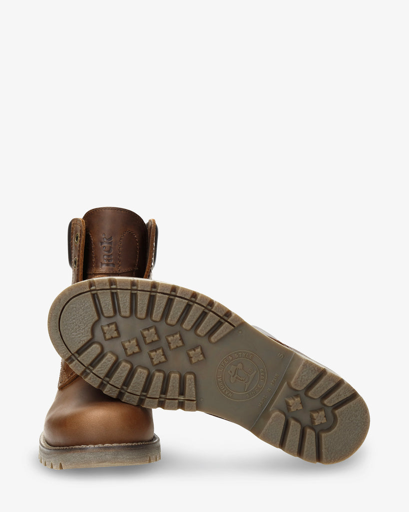 Panama 03 botas de piel con forro interior de pelo. cuero