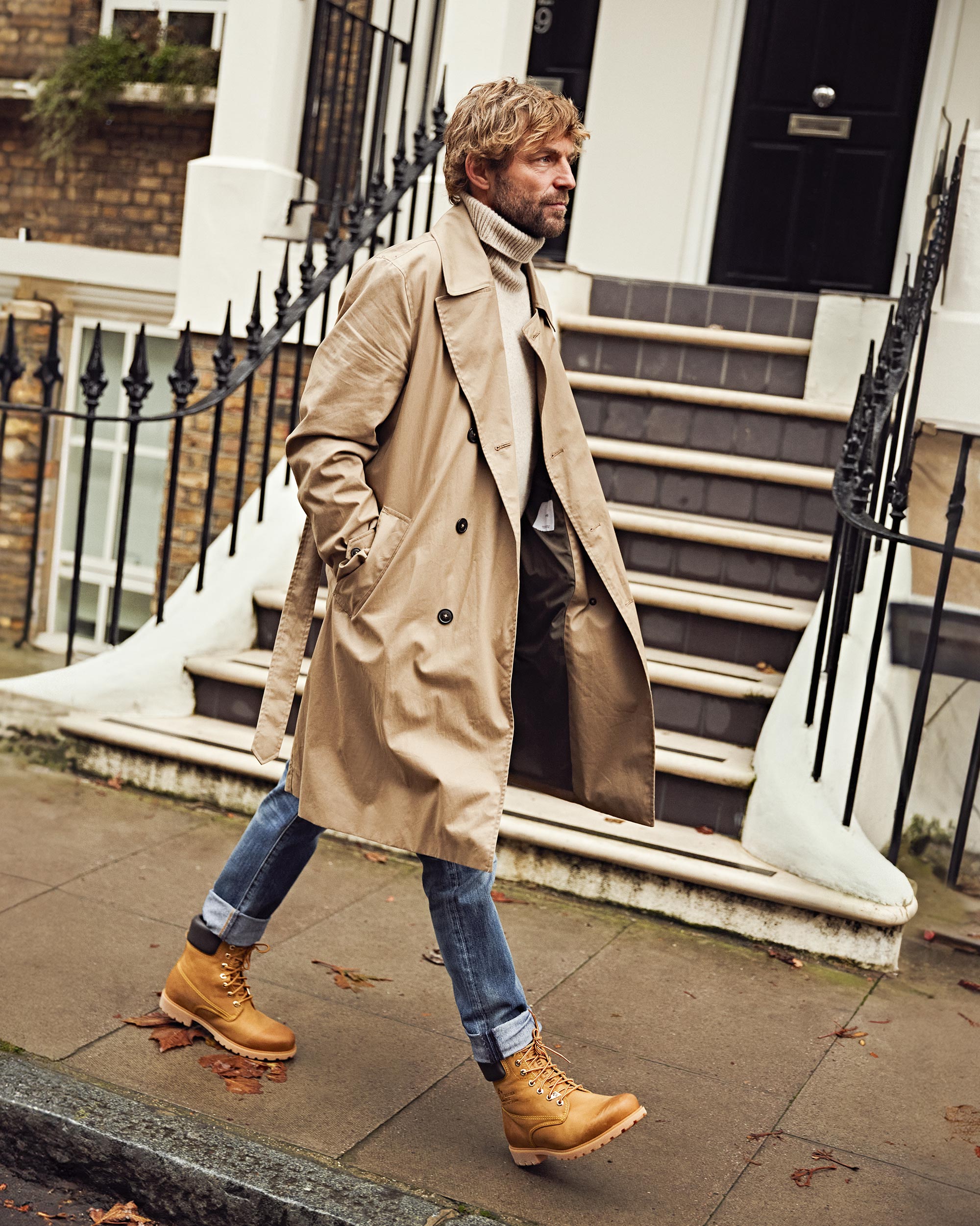 Boots Kombinieren Herren Winterschuhe Stiefeletten Braune Stiefel