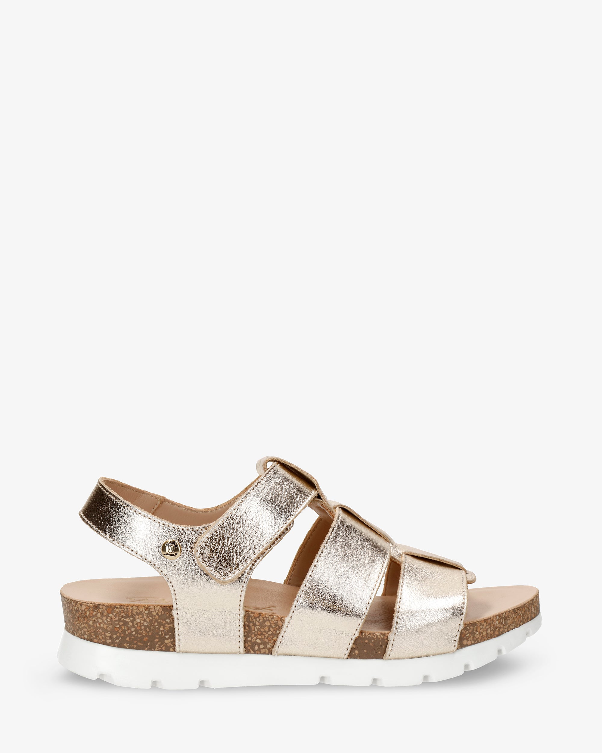 Sam Edelman Danica Sandali Gladiator Donna Con Tacco 2,5 Cm - Oro E Legno Di Fago