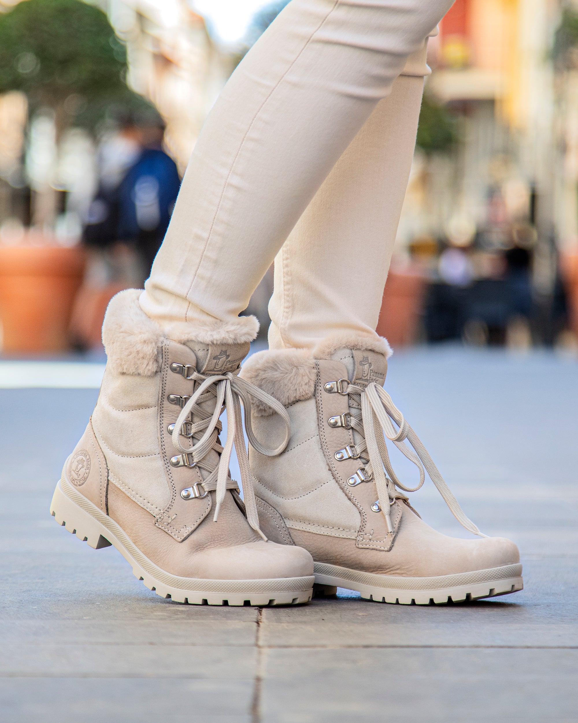 Panama Jack Högl Stiefel Damen Panama Jack Schwarze Gefütterte