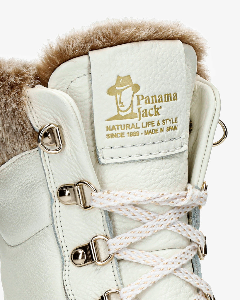 Tuscani Gtx botas de piel con forro interior de gore-tex® blanco