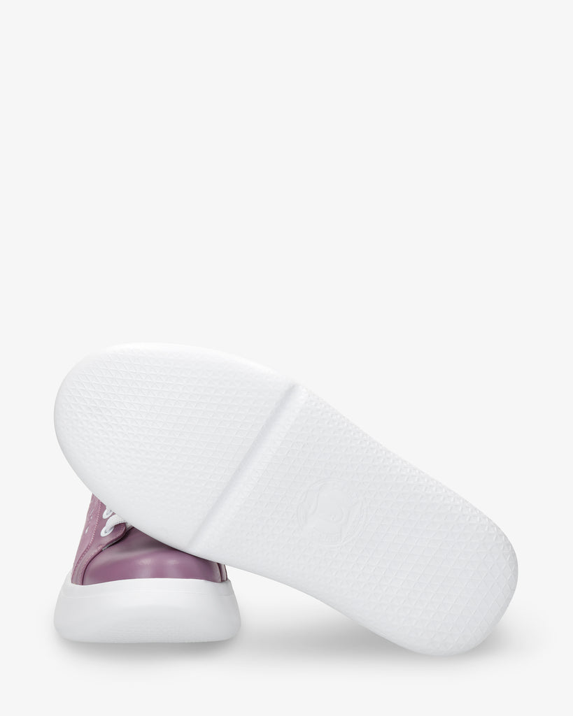 Yarely sneakers de piel con forro interior de piel. lila