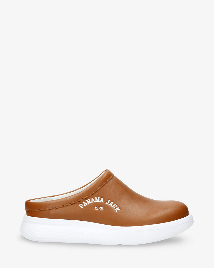 Yeray zueco de piel con forro interior de piel. cuero