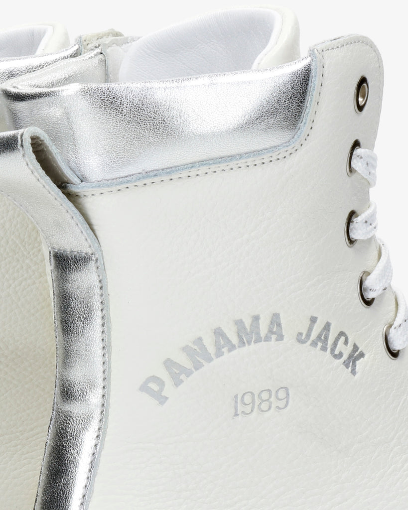 Yuca botas de piel con forro interior de piel. blanco