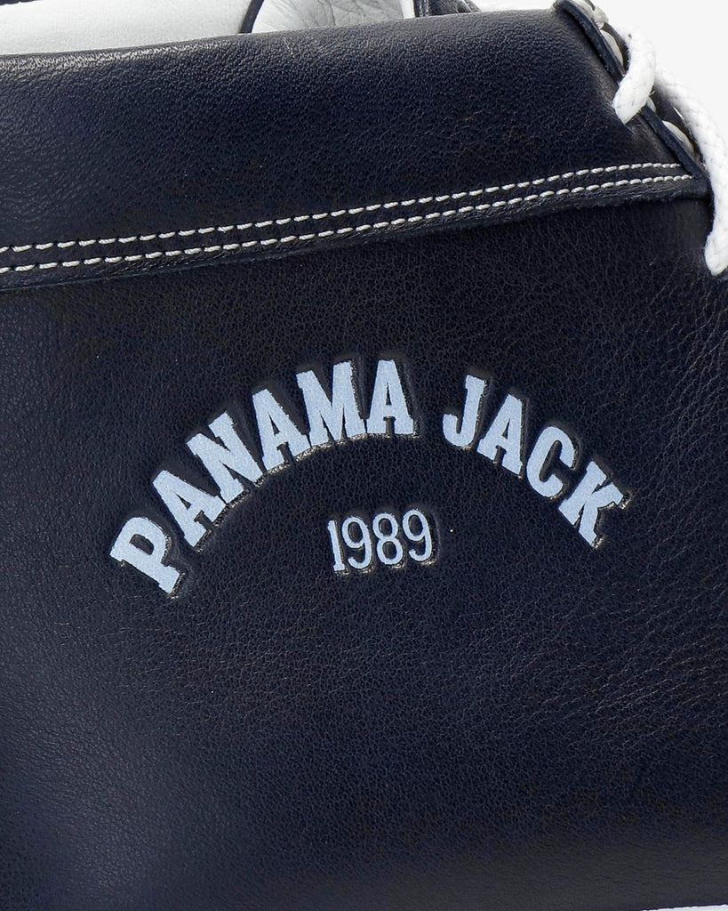 Yulen botines de piel con forro interior de piel. marino